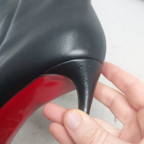 CHRISTIAN LOUBOUTIN Black So Kate Ankle Heel Boot - Picture 8 of 13